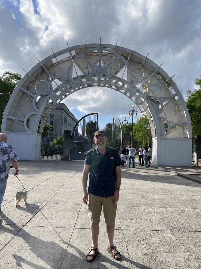 DB outside Louis Armstrong Park, New Orleans, March 30, 2024.